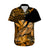 (Custom Personalised) Hawaii Monk Seal Hawaiian Shirt Polynesian Kakau With Kanaka Gold LT14 - Polynesian Pride