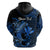 Custom Hawaii Hammerhead Shark Hoodie Polynesian Kakau With Kanaka Blue LT14 - Polynesian Pride