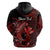 Custom Hawaii Hammerhead Shark Hoodie Polynesian Kakau With Kanaka Red LT14 - Polynesian Pride