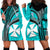 (Custom Personalised) Wallis And Futuna Hoodie Dress Plumeria Flowers With Turquoise Polynesian Pattern LT14 - Polynesian Pride