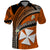 Custom Wallis and Futuna Polo Shirt Plumeria Flowers With Orange Polynesian Pattern LT14 Orange - Polynesian Pride