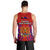 Papua New Guinea Men Tank Top Central Province Mix Coat Of Arms Polynesian Art LT14 - Polynesian Pride