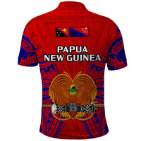 Papua New Guinea Polo Shirt Central Province Mix Coat Of Arms Polynesian Art LT14 - Polynesian Pride