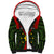 Papua New Guinea Sherpa Hoodie Eastern Highlands Province Mix Coat Of Arms Polynesian Art LT14 Unisex Red - Polynesian Pride