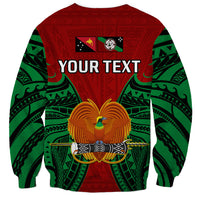 (Custom Personalised) Papua New Guinea Sweatshirt East New Britain Province Mix Coat Of Arms Polynesian Art LT14 - Polynesian Pride