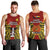 Papua New Guinea Men Tank Top Madang Province Mix Coat Of Arms Polynesian Art LT14 - Polynesian Pride