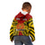 (Custom Personalised) Papua New Guinea Kid Hoodie Madang Province Mix Coat Of Arms Polynesian Art LT14 - Polynesian Pride