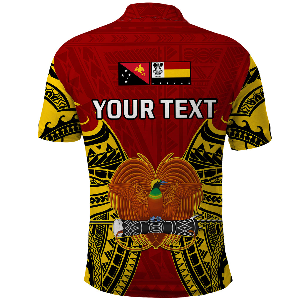 Custom Papua New Guinea Polo Shirt Madang Province Mix Coat Of Arms Polynesian Art LT14 - Polynesian Pride