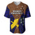 Papua New Guinea Baseball Jersey Manus Province Mix Coat Of Arms Polynesian Art LT14 - Polynesian Pride