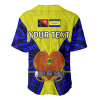 (Custom Personalised) Papua New Guinea Baseball Jersey Morobe Province Mix Coat Of Arms Polynesian Art LT14 - Polynesian Pride