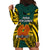 Papua New Guinea Hoodie Dress Jiwaka Province Mix Coat Of Arms Polynesian Art LT14 - Polynesian Pride