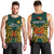 (Custom Personalised) Papua New Guinea Men Tank Top Jiwaka Province Mix Coat Of Arms Polynesian Art LT14 - Polynesian Pride