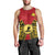 Papua New Guinea Men Tank Top National Capital District Mix Coat Of Arms Polynesian Art LT14 - Polynesian Pride