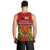 Papua New Guinea Men Tank Top National Capital District Mix Coat Of Arms Polynesian Art LT14 - Polynesian Pride