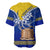 Tokelau Baseball Jersey Tokelauan Tatau Plumeria Special Style LT14 - Polynesian Pride