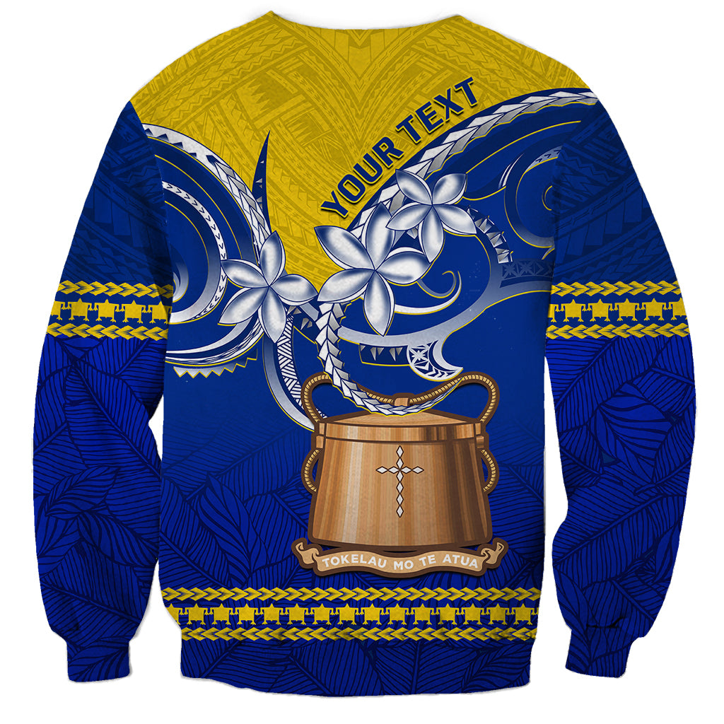 Tokelau Sweatshirt Tokelauan Tatau Plumeria Special Style LT14 - Polynesian Pride