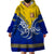 Tokelau Wearable Blanket Hoodie Tokelauan Tatau Plumeria Special Style LT14 - Polynesian Pride