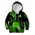 Tokelau Kid Hoodie Tokelauan Tatau With Badge Green LT14 Hoodie Green - Polynesian Pride