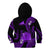 Tokelau Kid Hoodie Tokelauan Tatau With Badge Purple LT14 Zip Hoodie Purple - Polynesian Pride