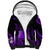 Tokelau Sherpa Hoodie Tokelauan Tatau With Badge Purple LT14 Unisex Purple - Polynesian Pride