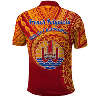 French Polynesia Polo Shirt Happy Internal Autonomy Day LT14 - Polynesian Pride
