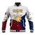 Philippines Independence Day Baseball Jacket Proud To Be Filipino Polynesian Pattern LT14 Unisex White - Polynesian Pride