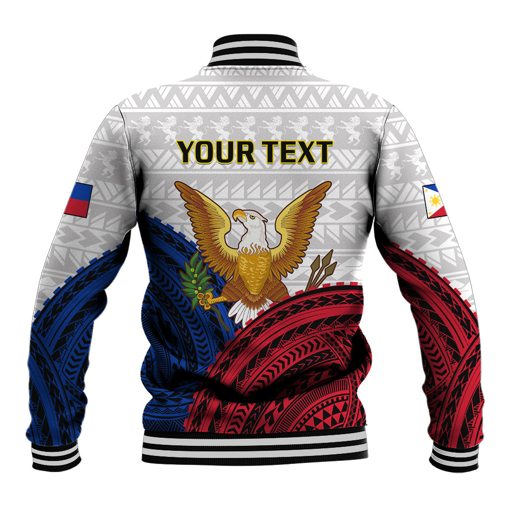 (Custom Personalised) Philippines Independence Day Baseball Jacket Proud To Be Filipino Polynesian Pattern LT14 - Polynesian Pride