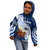 (Custom Personalised) Samoa Kid Hoodie Ula Fala Kava Bowl Plumeria Polynesian Blue LT14 - Polynesian Pride