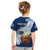 (Custom Personalised) Samoa Kid T Shirt Ula Fala Kava Bowl Plumeria Polynesian Blue LT14 - Polynesian Pride