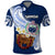 Custom Samoa Polo Shirt Ula Fala Kava Bowl Plumeria Polynesian Blue LT14 Blue - Polynesian Pride