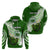 Custom Samoa Hoodie Ula Fala Kava Bowl Plumeria Polynesian Green LT14 Pullover Hoodie Green - Polynesian Pride