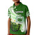 (Custom Personalised) Samoa Kid Polo Shirt Ula Fala Kava Bowl Plumeria Polynesian Green LT14 Kid Green - Polynesian Pride