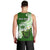 (Custom Personalised) Samoa Men Tank Top Ula Fala Kava Bowl Plumeria Polynesian Green LT14 - Polynesian Pride