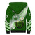 (Custom Personalised) Samoa Sherpa Hoodie Ula Fala Kava Bowl Plumeria Polynesian Green LT14 - Polynesian Pride