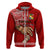 Tonga Fathers Day Hoodie Red Tongan Ngatu I Love You Dad LT14 - Polynesian Pride