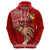 Tonga Fathers Day Hoodie Red Tongan Ngatu I Love You Dad LT14 - Polynesian Pride