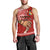 (Custom Personalised) Tonga Fathers Day Men Tank Top Red Tongan Ngatu I Love You Dad LT14 - Polynesian Pride