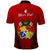 Custom Tonga Heilala Flowers Polo Shirt Tongan Ngatu Black Special Verison LT14 - Polynesian Pride