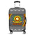 (Custom Personalised) Tonga Vava'u High School Luggage Covers Simplified Version - Grey LT8 Grey - Polynesian Pride