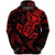 Maori Red Mangopare Hoodie Unisex Red - Polynesian Pride