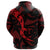 Maori Red Mangopare Zip Hoodie - Polynesian Pride