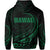 Hawaii Zipper Hoodie Frida Style Green - Polynesian Pride