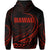 Hawaii Zipper Hoodie Frida Style Red - Polynesian Pride