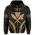 Polynesian Kakau Kanaka Map Hawaii zip Hoodie Sport Style Version 2.0 Gold - Polynesian Pride