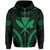 Polynesian Kakau Kanaka Map Hawaii Zip Hoodie Sport Style Version 2.0 Green Unisex Green - Polynesian Pride