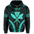 Polynesian Kakau Kanaka Map Hawaii Zip Hoodie Sport Style Version 2.0 Turquoise - Polynesian Pride