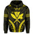 Polynesian Kakau Kanaka Map Hawaii Zip Hoodie Sport Style Version 2.0 Yellow - Polynesian Pride