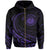 Hawaii Zipper Hoodie Frida Style Purple - Polynesian Pride
