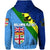 Vanuatu Malampa and Fiji Day Zip Hoodie Simple Style LT8 - Polynesian Pride