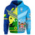 Custom Vanuatu Malampa Province and Fiji Hoodie Together, Custom Text and Number LT8 - Polynesian Pride